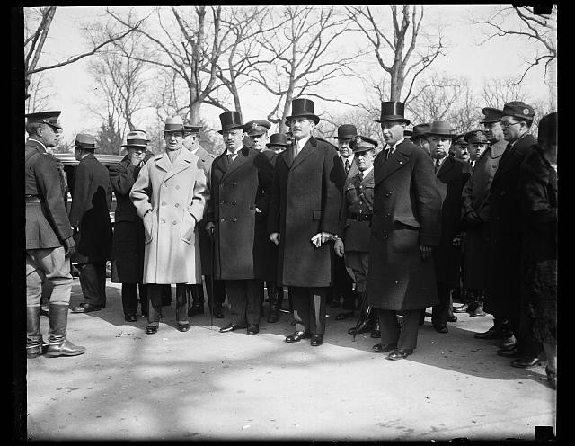Photo:Patrick J. Hurley Group 1931 Men in Top Hats Overcoats