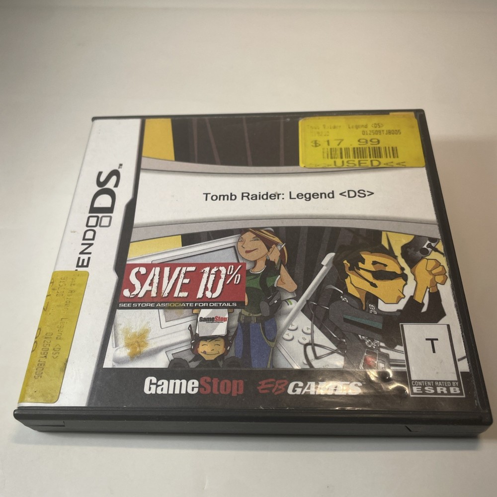 Lara Croft: Tomb Raider - Legend (Nintendo DS, 2006) Authentic Cartridge Only