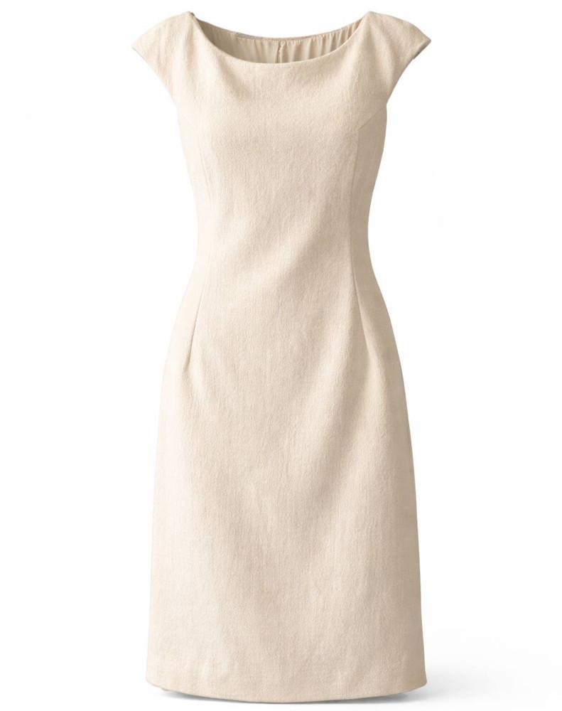 RRP $1,900+ Bottega Veneta Silk Wool Blend Midi Dress Small Size Ivory Color