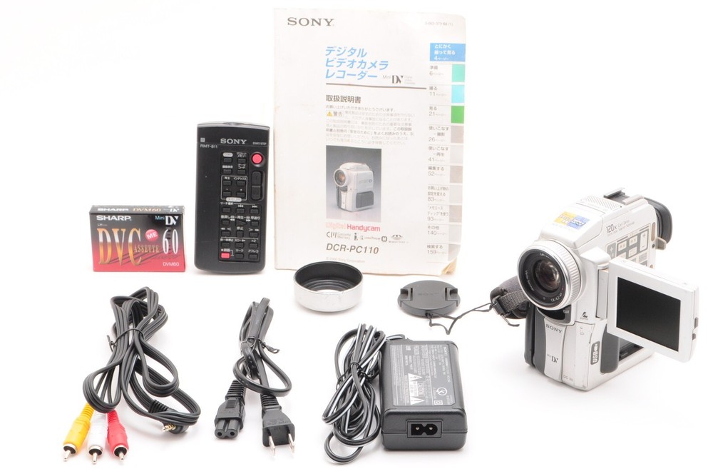 READ [NEAR MINT] Sony Handycam DCR-PC110 Mini DV Camcorder Nightshot JAPAN