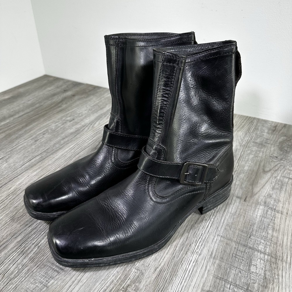 Ariat Mens 10D Rambler Riot Motorcycle Leather Boots 10014149 No Insoles