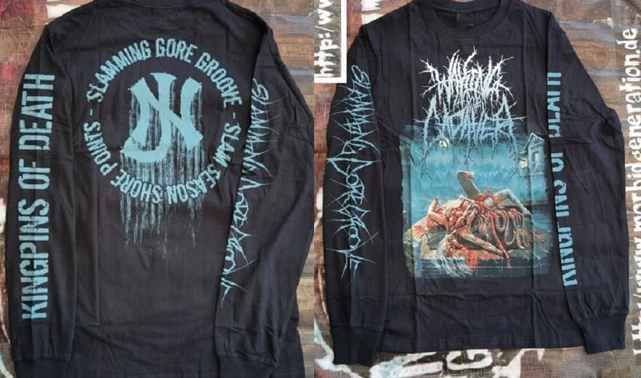Waking the Cadaver band long tee Size S-5XL Black