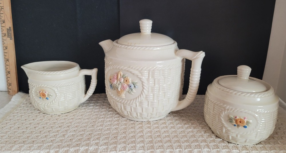 Set Of 3 Vintage Porcelier 