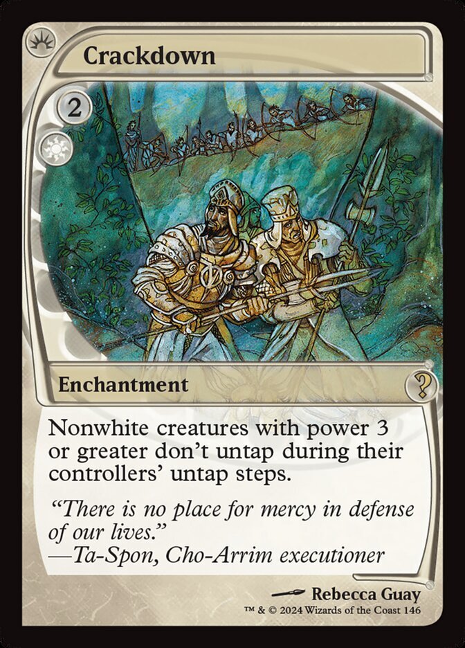 MTG Magic the Gathering Crackdown (146/390) Mystery Booster 2 LP