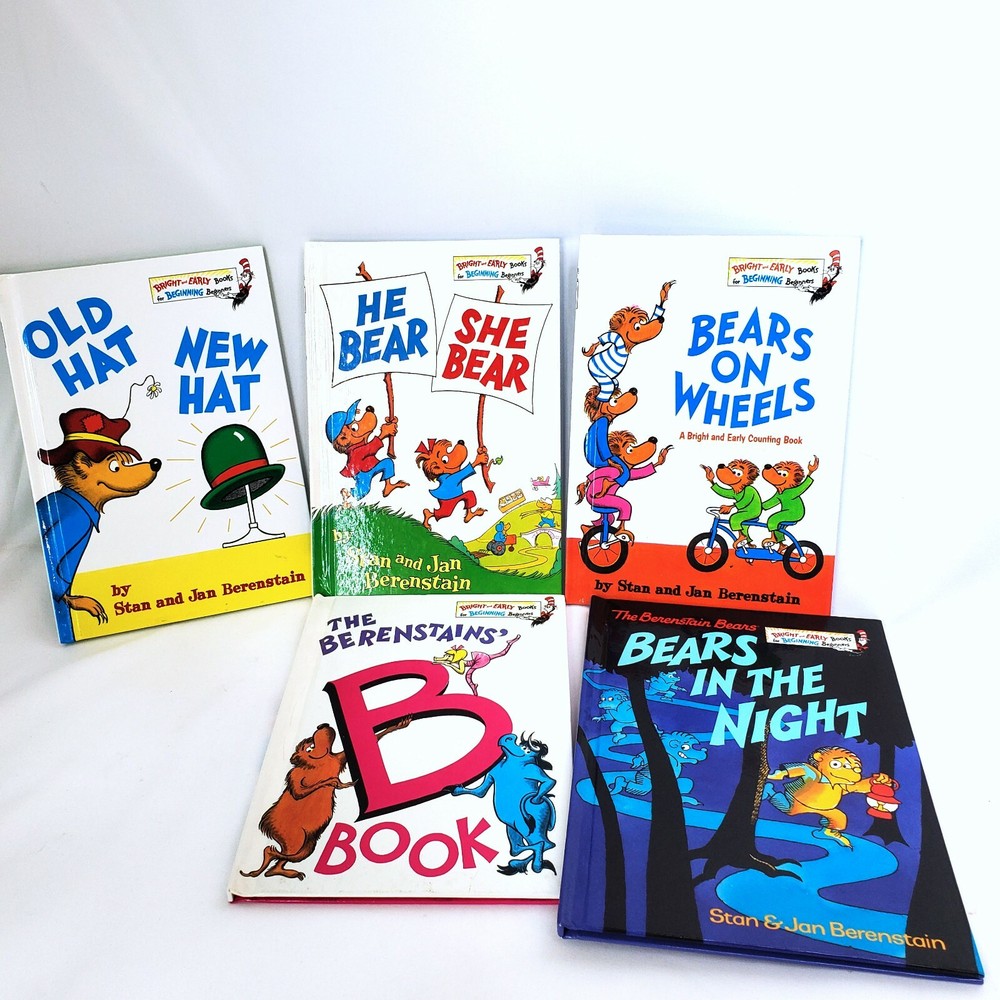 DR SEUSS STAN BERENSTAIN BEARS BOOK LOT OF 5 Hardcover