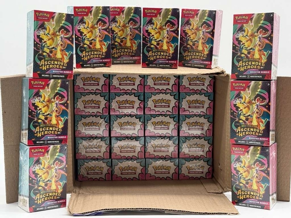 Lot of (30) Pokemon TCG Ascended Heroes Booster Bundles SEALED NEW ME02.5PROBSTEIN is actively accepting consignments !!