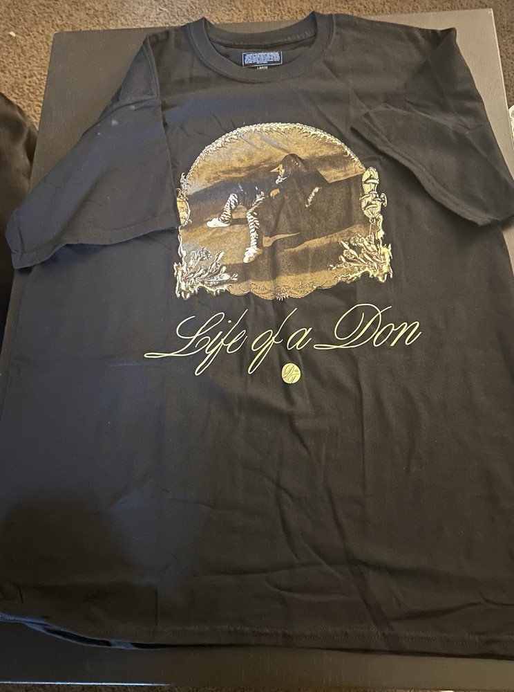 Don Toliver - Life of a Don Tour - Graphic Tee Men's Black T-shirt Large - New!