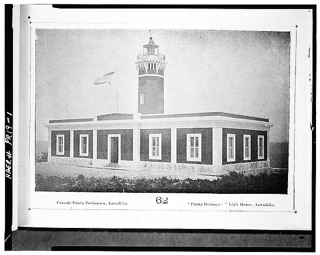 Puerto Rico Aquadilla Punta Borinquen Lighthouse 1890s Book Illustration