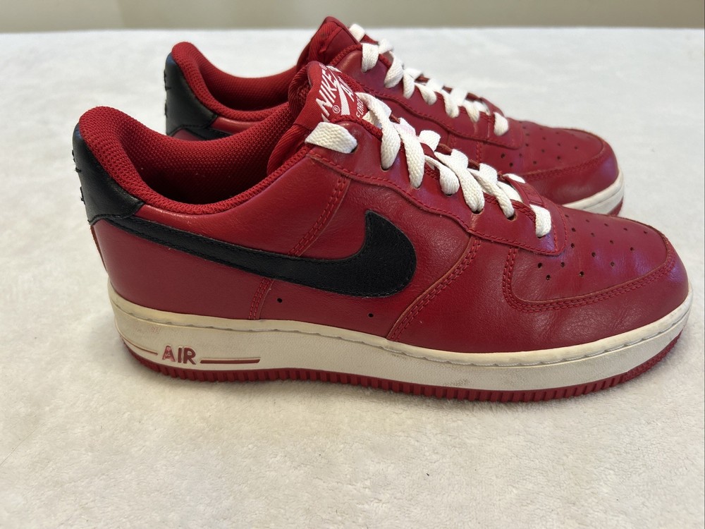 Nike Air Force 1 Women’s Size 7.5 07 Red Black Gym 315115-603 2011 Rare Vintage