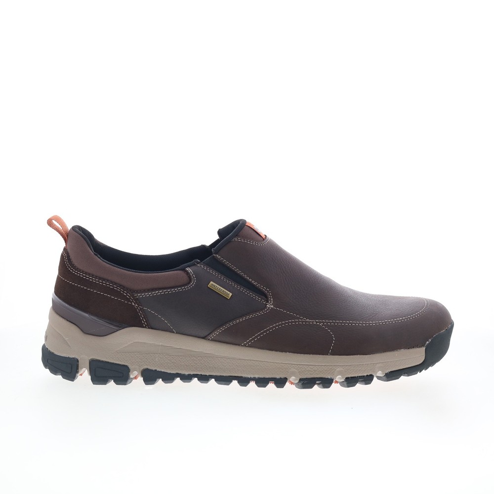 Dunham Glastonbury WP Slip On Mens Brown Loafers & Slip Ons Casual Shoes