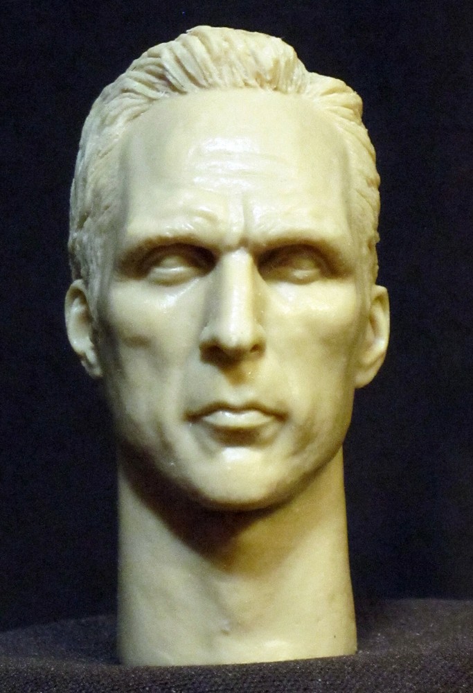 V77 William Fichtner CUSTOM RESIN UNPAINTED HEAD SCULPT Action figures 1/6 Scale