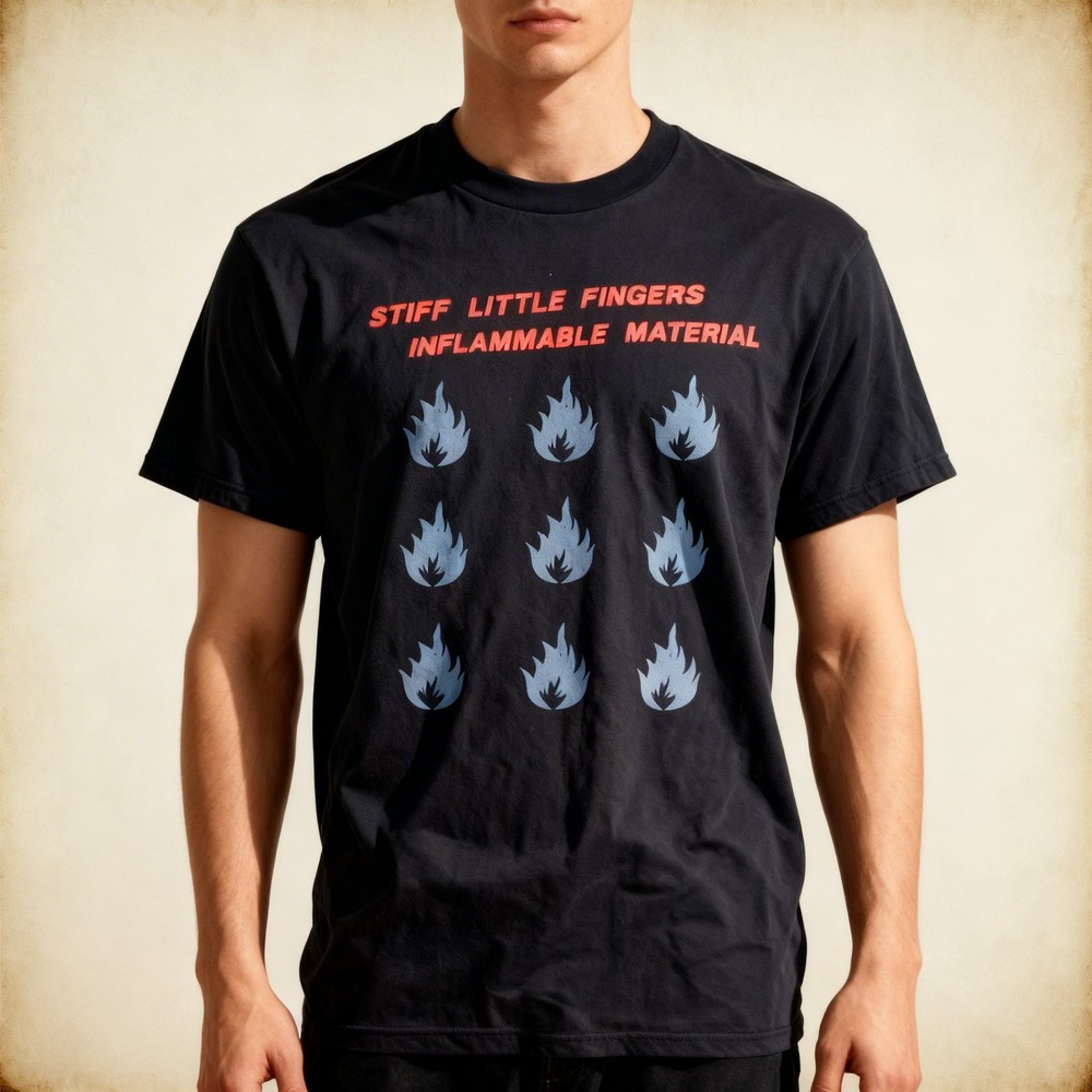 Stiff Little Fingers Band Collection Black T Shirt All Size S to 5Xl
