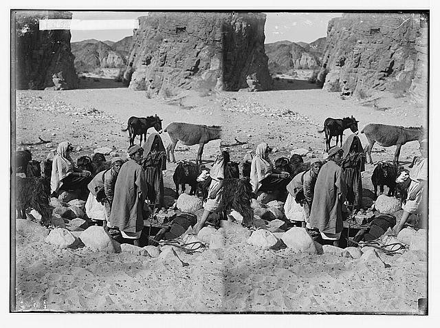 Photo:To Sinai via the desert. Well at el-Buweib