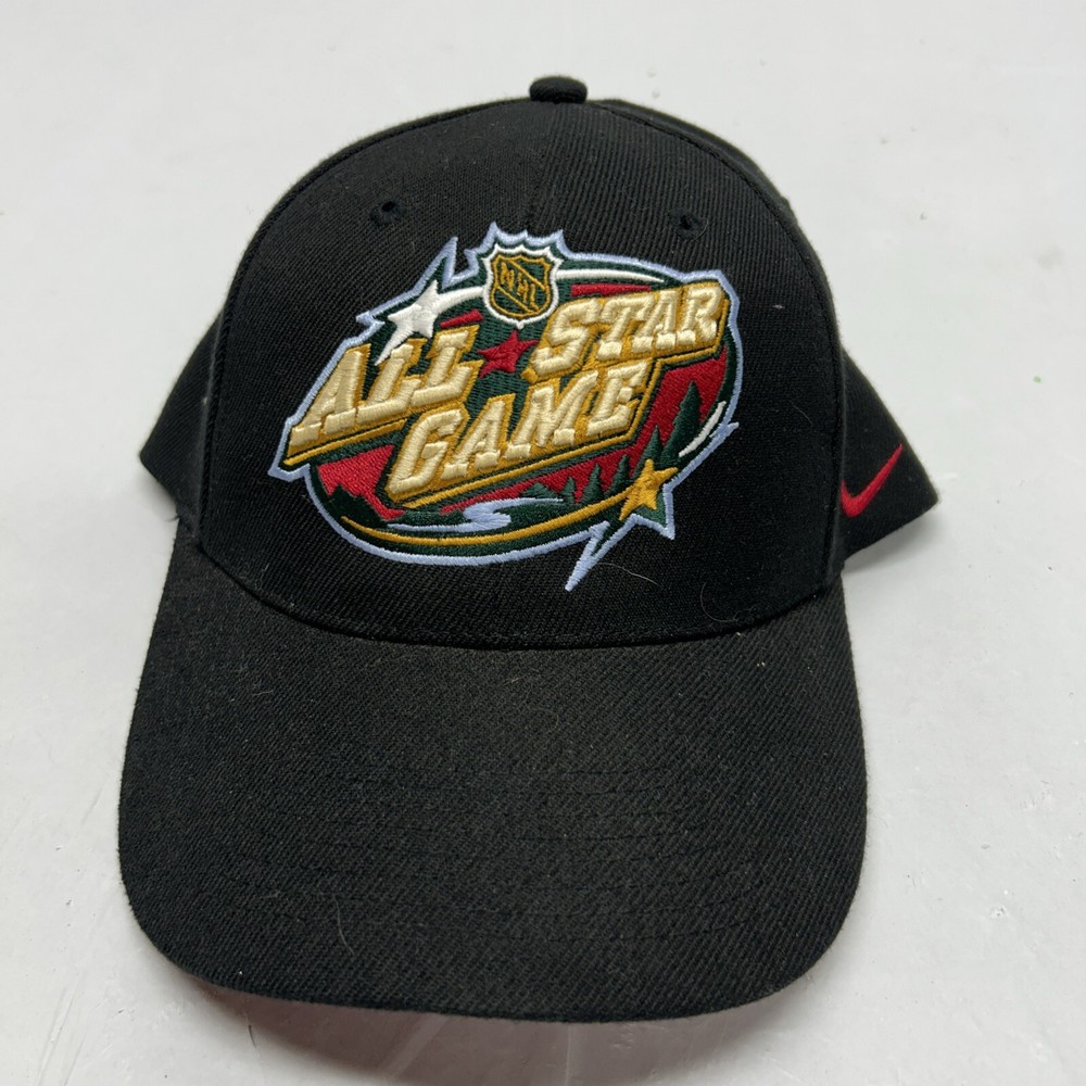 Nike NHL All Star Game Hat Hockey Minnesota Wild 2004 Black Adjustable B10