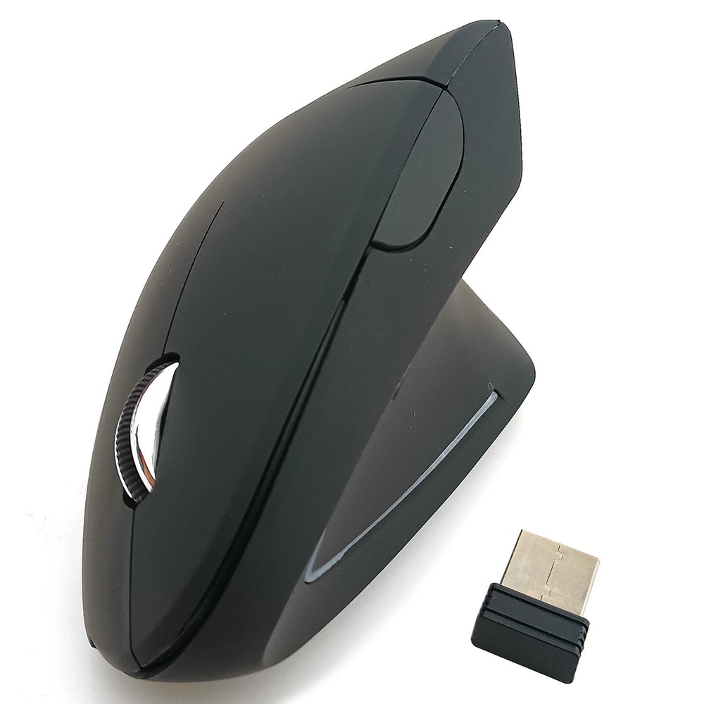 Wireless Ergonomic Vertical Mouse 1600 DPI Laptop Hand-Friendly Optical Design