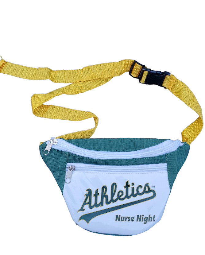 RARE Oakland Athletics A's NURSE NIGHT Fanny Pack Bag - GOOD, CLEAN SHAPE in BAG