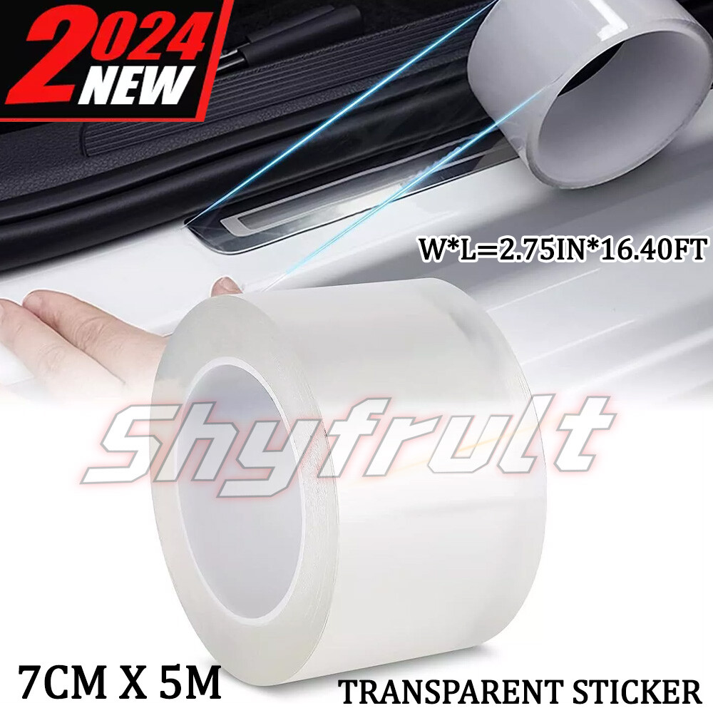 For Toyota-Car Doors Plate Sill Scuff/Cover Anti-Scratch Decal Sticker Protector