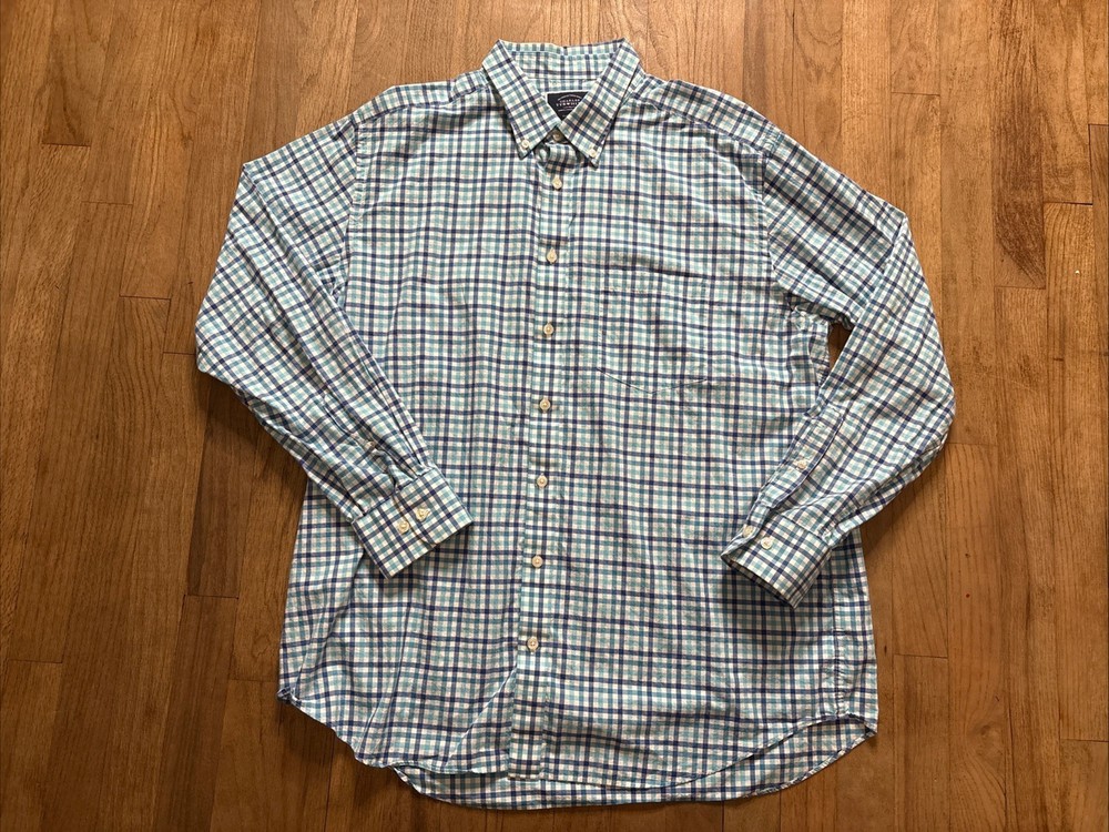 Charles Tyrwhitt Shirt Men’s Button Up LS Classic Fit Size XL