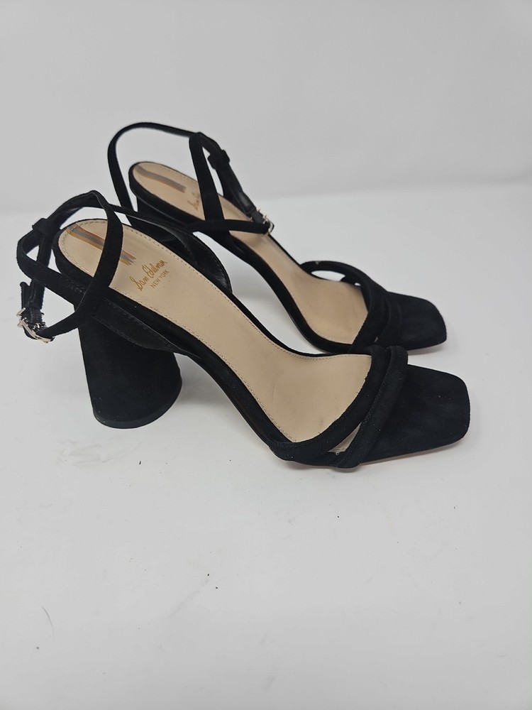 Sam Edelman Kia Block Heel Sandal, Black, Size 7