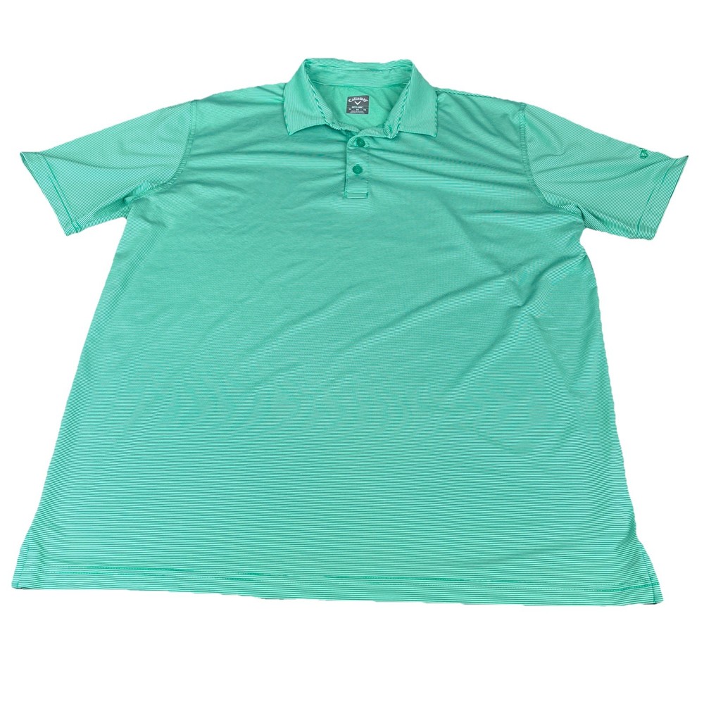 Callaway Men's Golf Polo Shirt Size XL Opti-Dri Short Sleeve Green