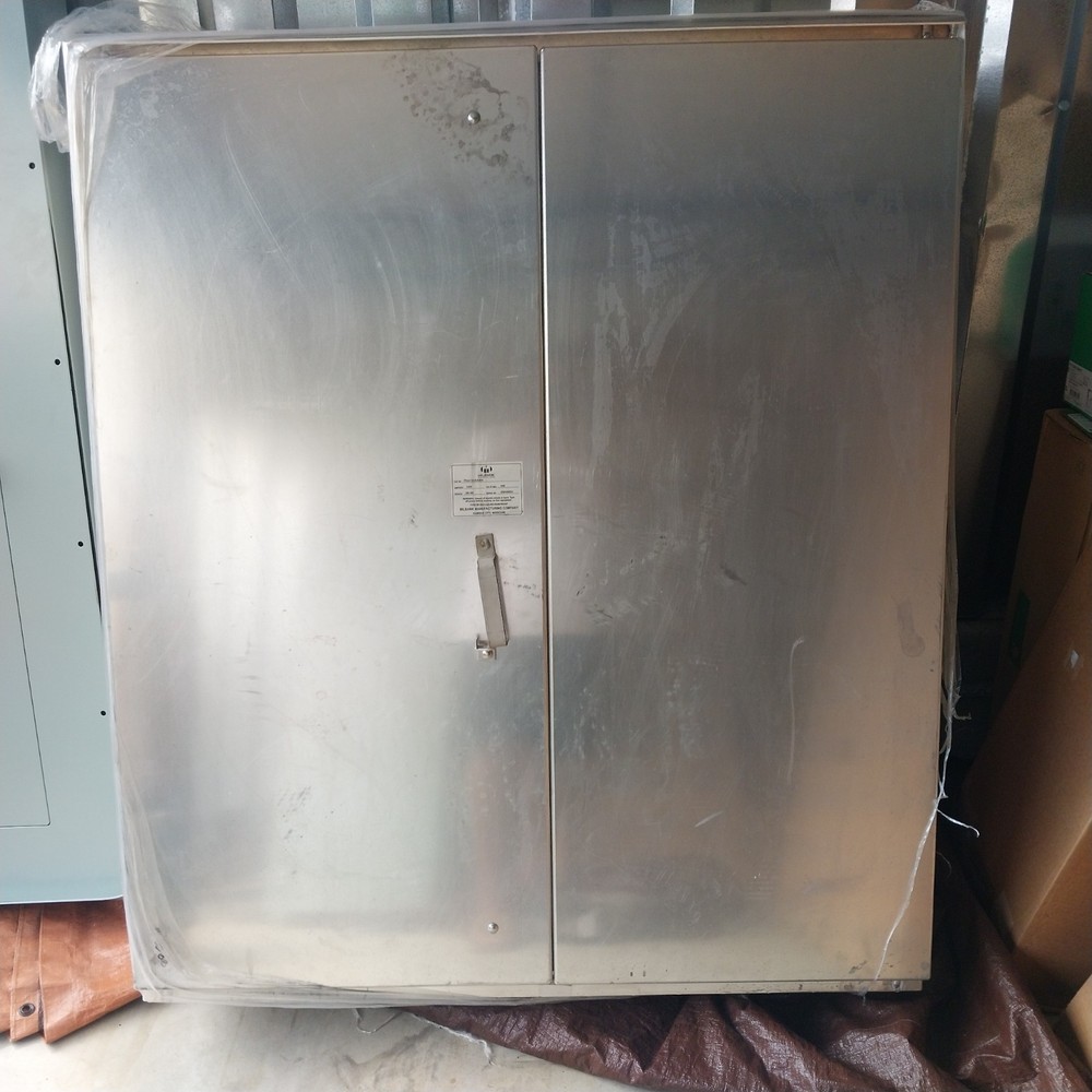 Millbank FEM-1234UGBX CT Cabinet 1200A 600V 3P 4W Nema 3R Piano Hinged Door