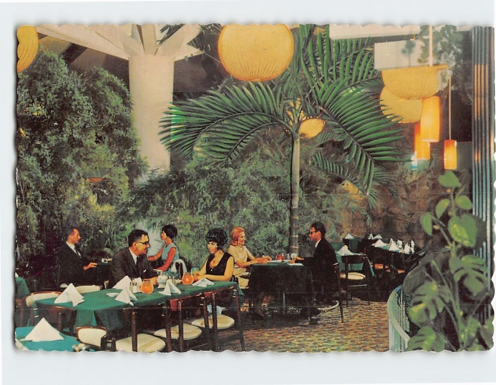 Postcard Tropical Garden Room At The Sand Dollar St. Petersburg Florida USA