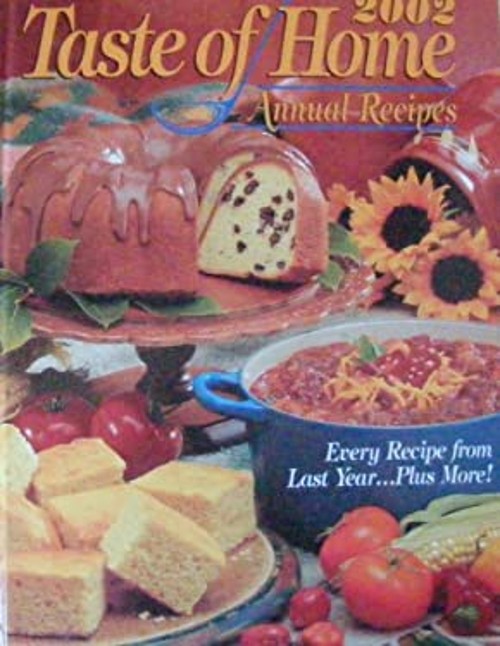 Taste of Home Annual Recipes 2002 HardcoverFree US Delivery | ISBN:0898213223