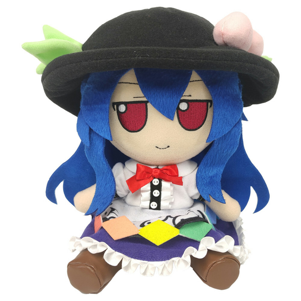Cute TouHou Project Hinanawi Tenshi Fumo Fumo Plush Doll Stuffed Toy 20cm Gift