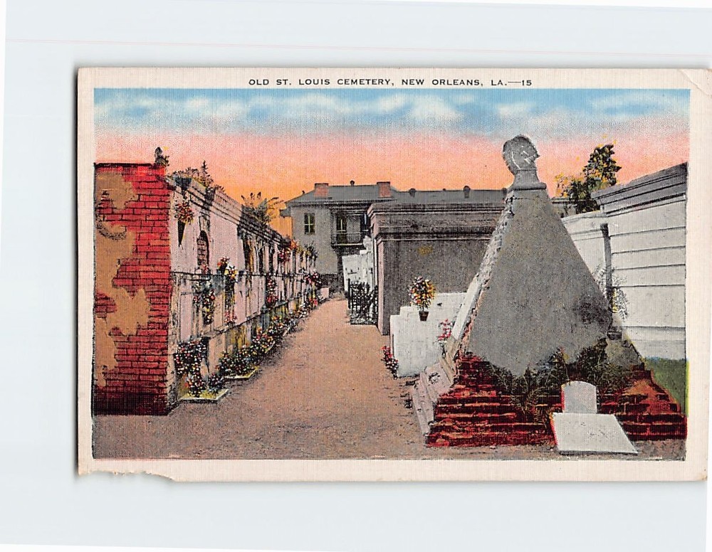 Postcard Old St. Louis Cemetery New Orleans Louisiana USA