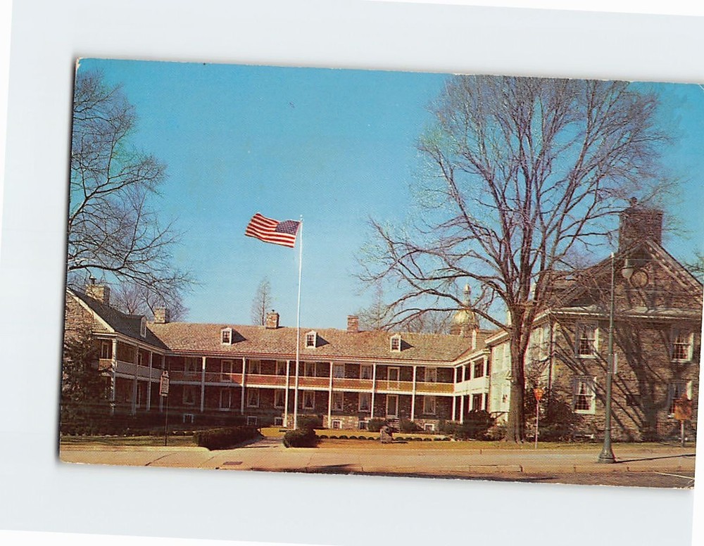 Postcard The Old Barracks Trenton New Jersey USA