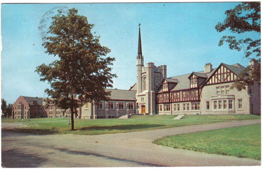 Ontario Postcard London Huron College