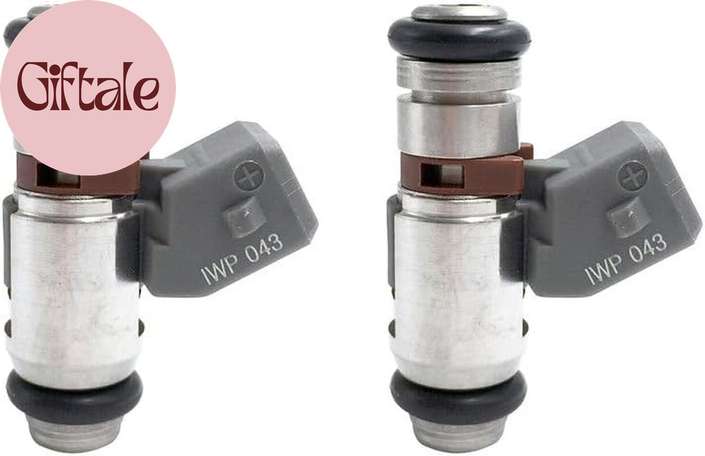 2 Pcs Fuel Injectors IWP043 for Harley Davidson Dyna/Electra Glide/Road King/Sof