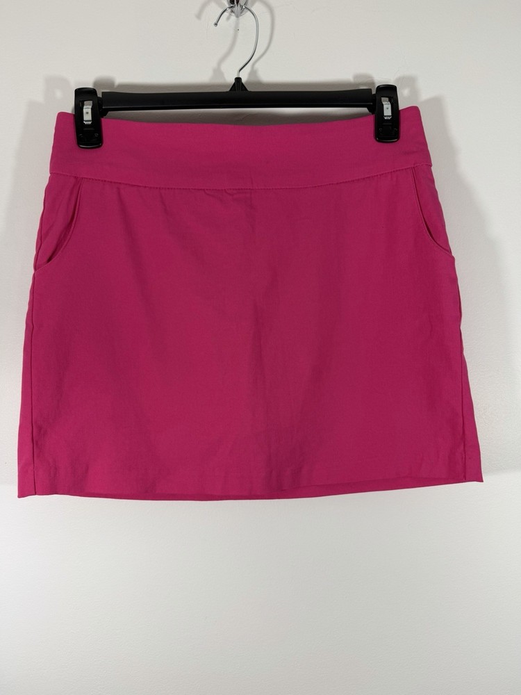 Zac & Rachel Women's Pink Size 8 Skort B/L Pockets Waist 16 Length 14