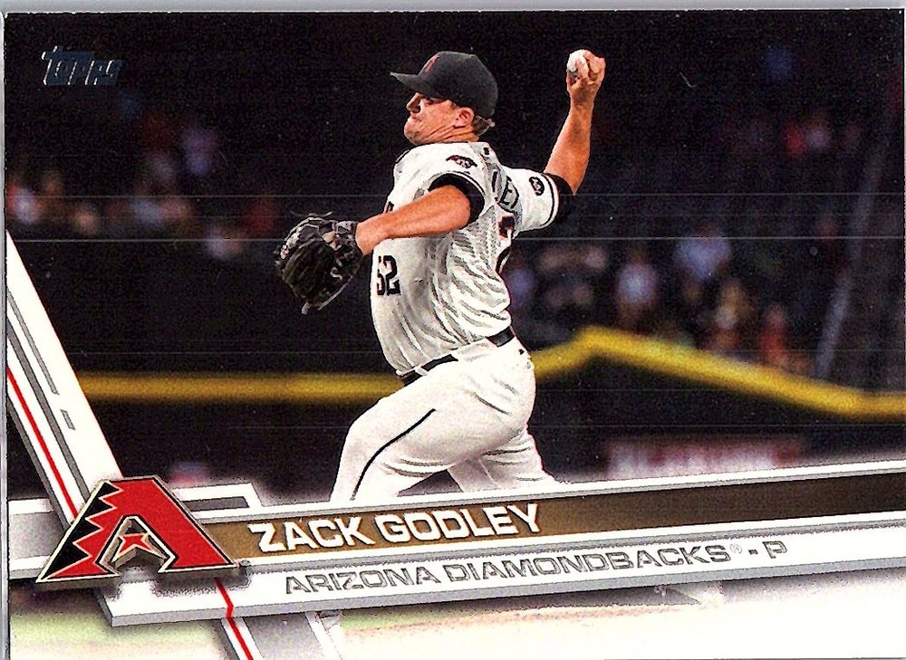 2017 Topps #387 Zack Godley Arizona Diamondbacks