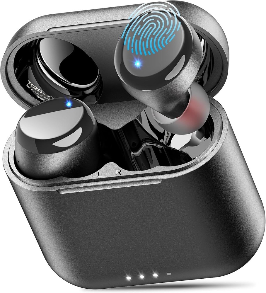 TOZO T6 Wireless Earbuds, Bluetooth 5.3 Ear Buds, Stereo Sound in Ear Headphones