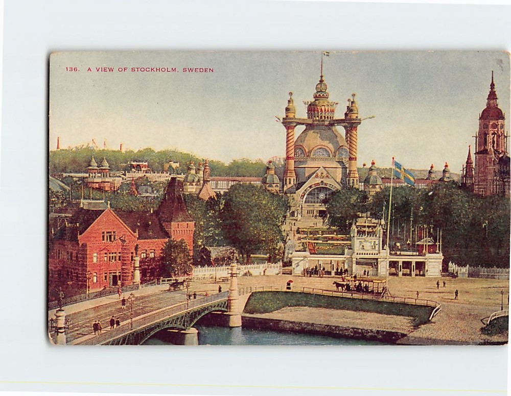 Postcard A view of Stockholm Sweden