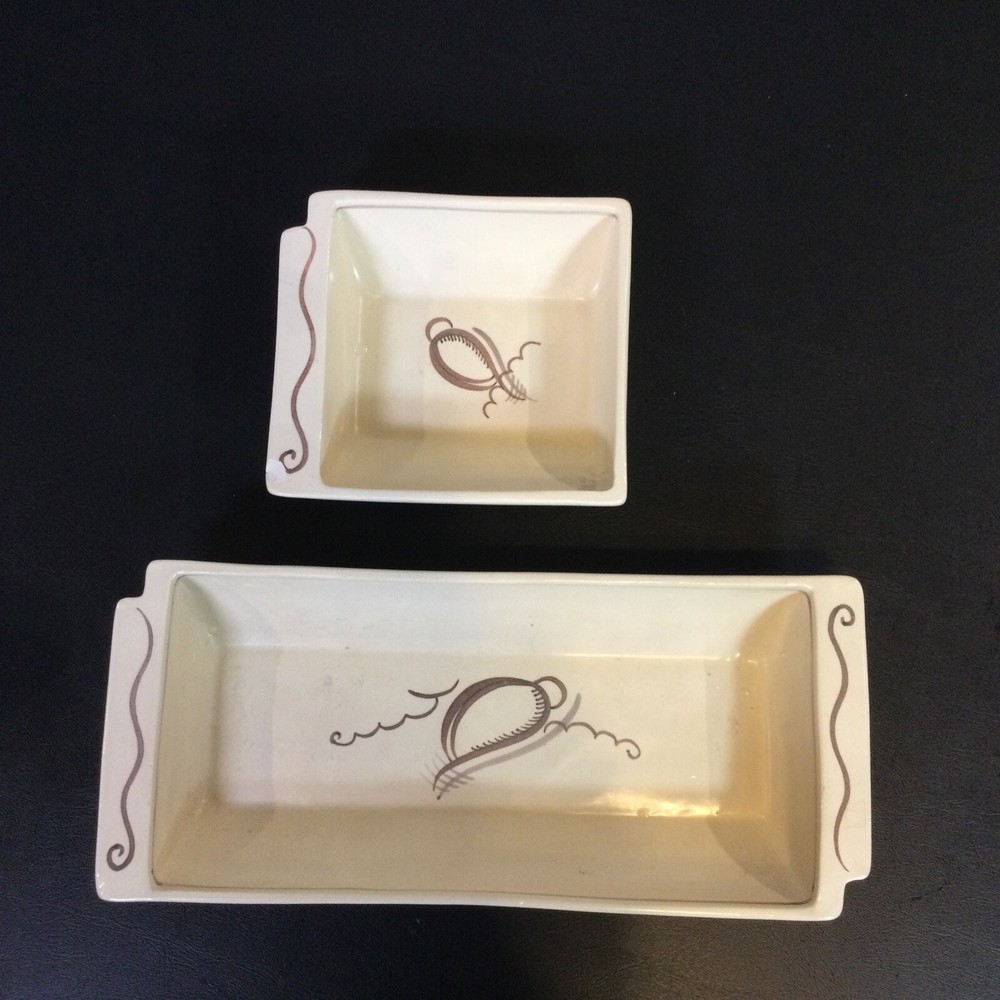 Vintage Susie Cooper Burslem England Modern Snack Trays