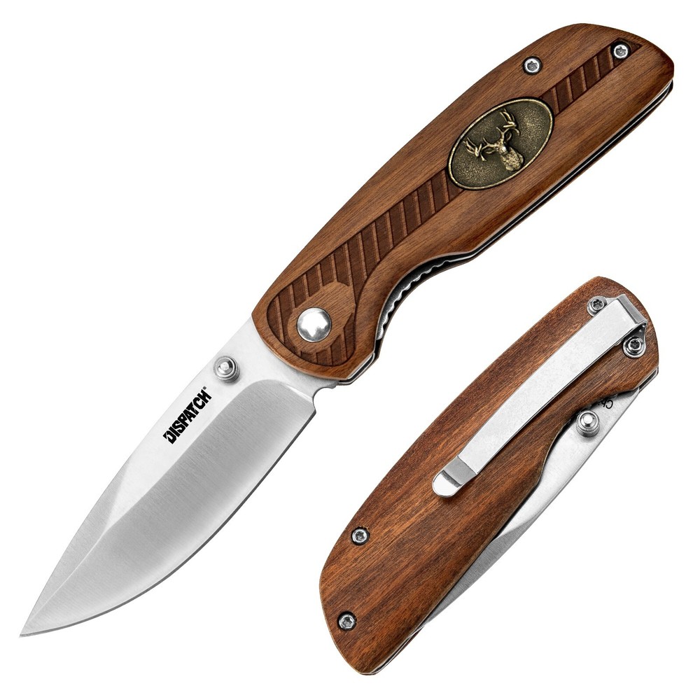 Christmas Folding Pocket Knife,Christmas Gift,Spring Assisted Knife,Wood Handle