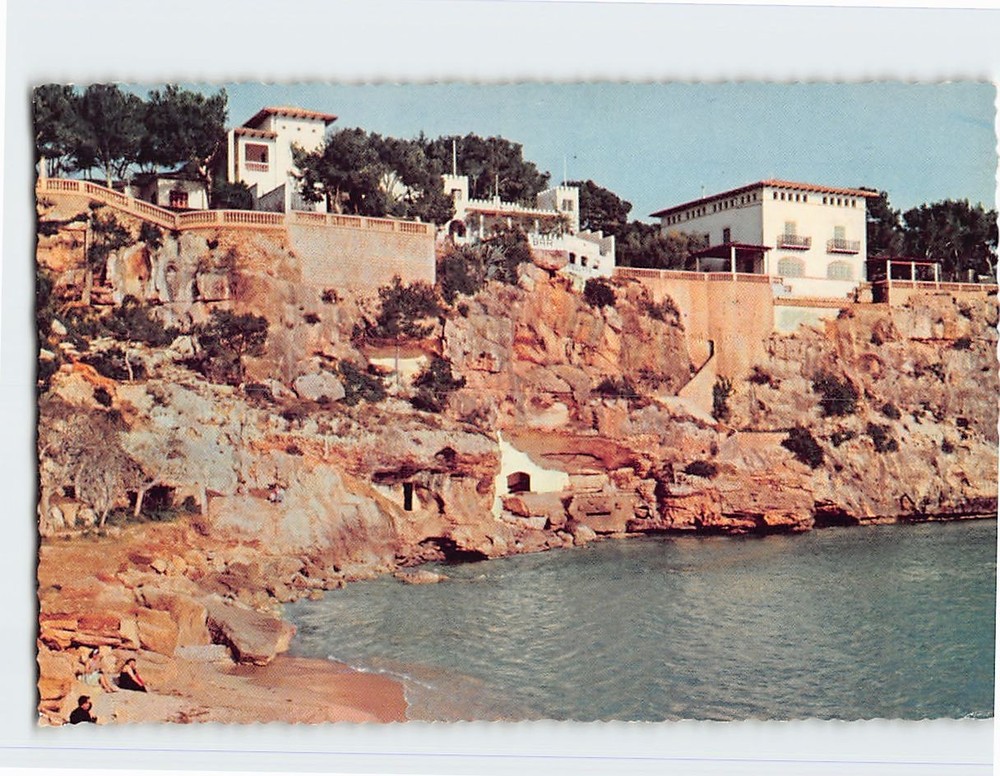 Postcard The Harbour Porto Cristo Spain