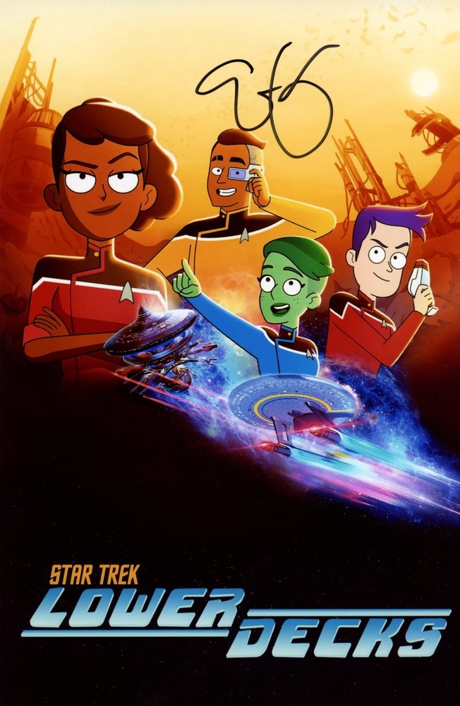Eugene Cordero Star Trek: Lower Decks 8x12 Signed Photo JSA Certified Autograph