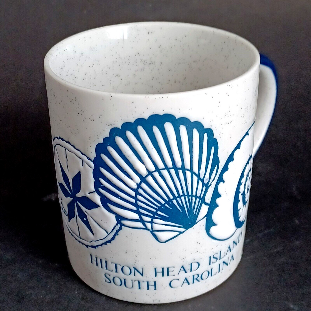 Coffee Mug Cup Hilton Head Island Sea Shells Nautical Souvenir  Norcrest Vintage