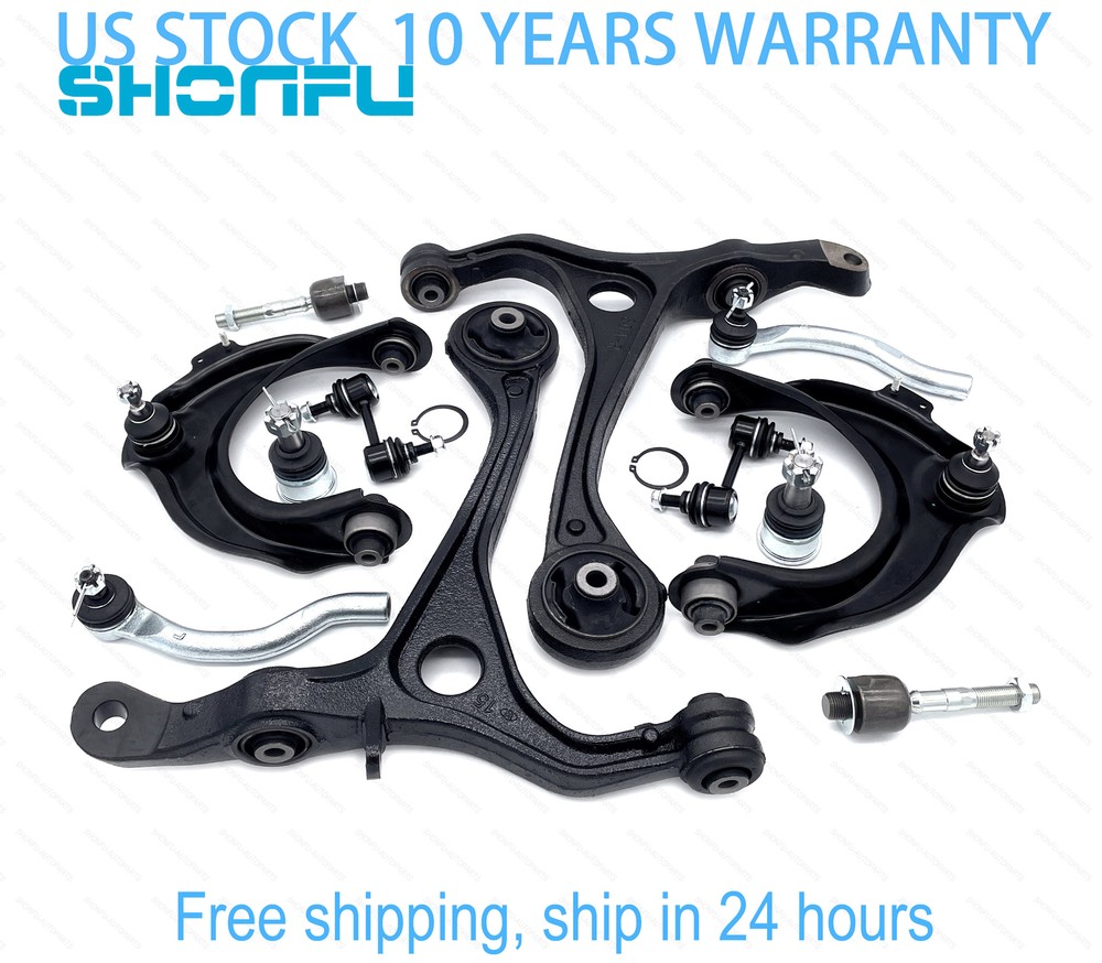 14pc Suspension Kit Frt Control arm sway bar for 03-07 Honda Accord / Acura TSX