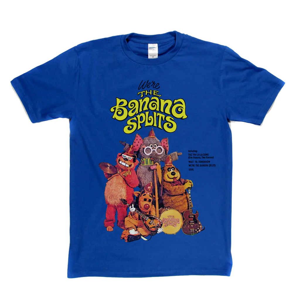The Banana Splits Funny Cartoon Meme T-shirt S to 5XL