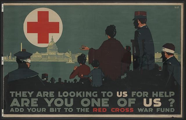 World War I,WWI,American Red Cross,Statue of Liberty,United States Capitol,1917