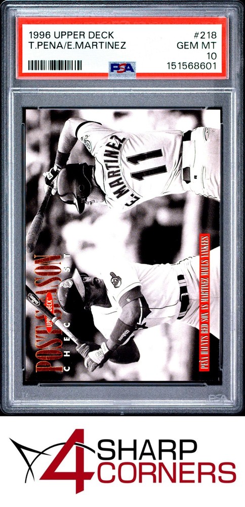 1996 Upper Deck #218 Edgar Martinez Pop 1 Psa 10eBay’s best selection of sports cards is always at 4SC