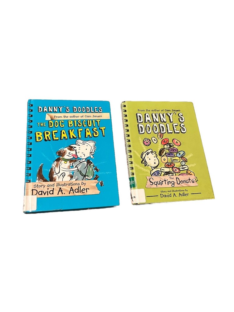 Lot Of 2 Danny's Doodles Series Books The Squirting Donuts & The Dog Biscuit
