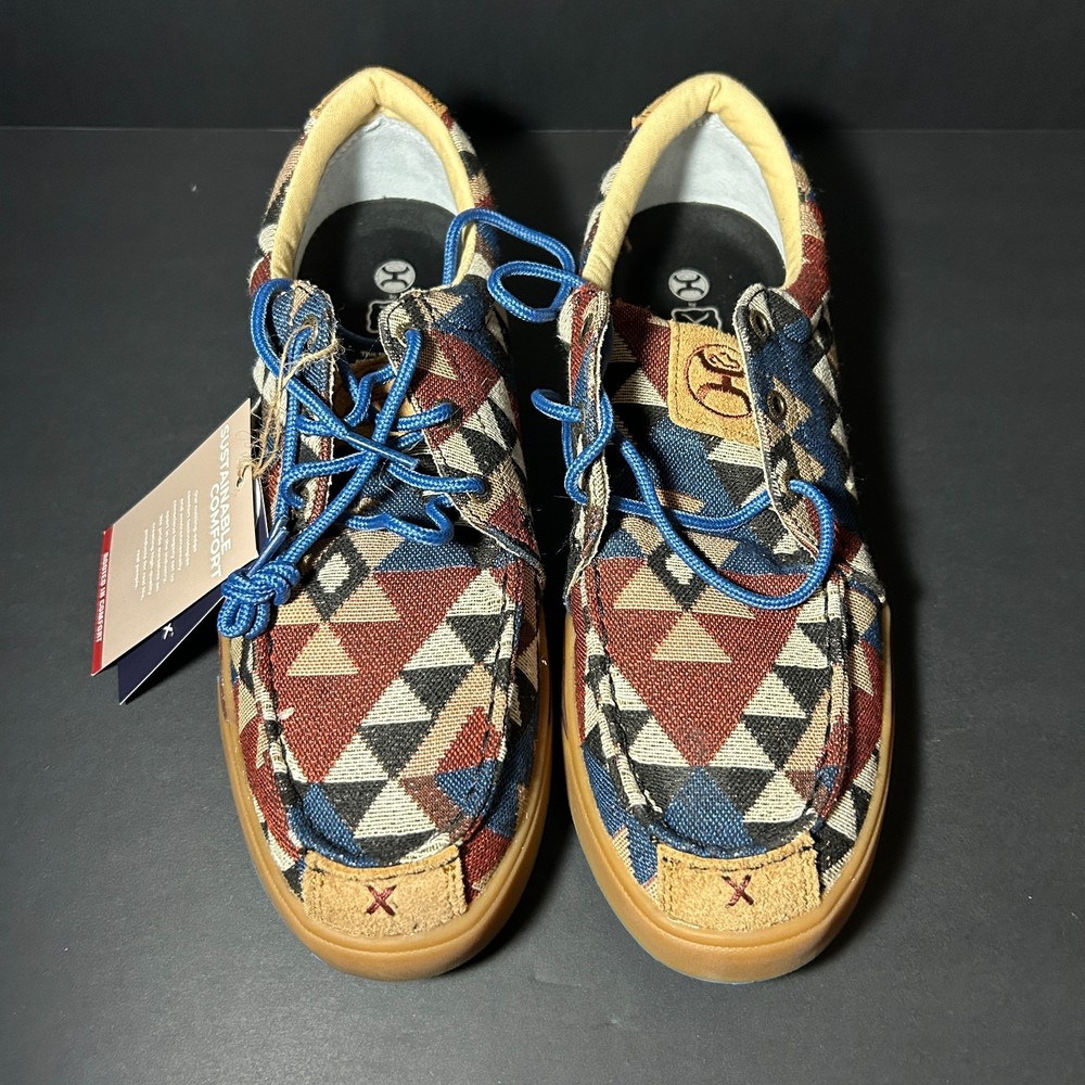 NEW  Size 9.5 Twisted X Men's Hooey Loper Shoes -  Moc Toe