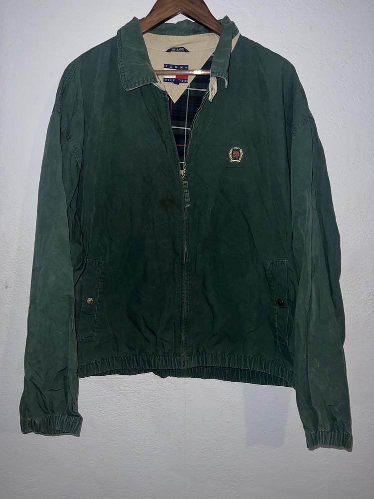 Vintage Tommy Hilfiger Men’s Harrington Jacket Full Zip Size XL