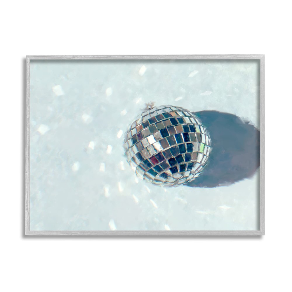 Disco Ball Glimmer Reflection Framed Wall Art, Design by Ziwei Li