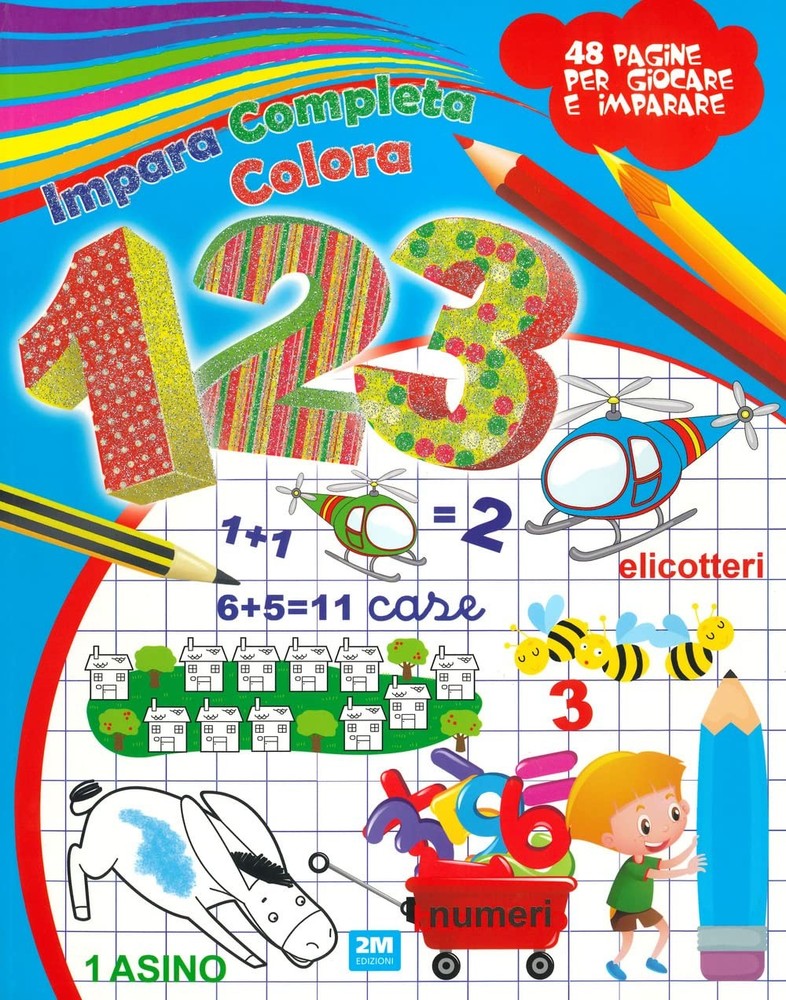 Impara completa e colora i numeri (Paperback) (UK IMPORT)All Tariffs and Duties included - no additional charges